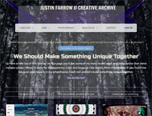 Tablet Screenshot of justinfarrow.com